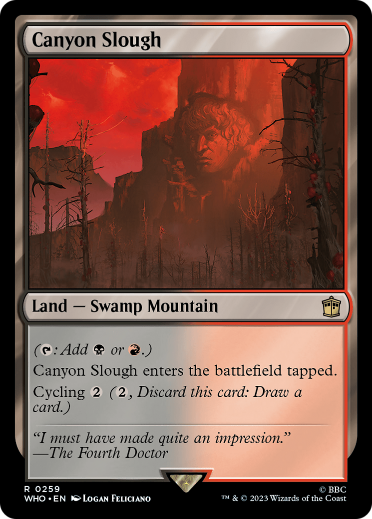 Canyon Slough (259) Foil - Doctor Who