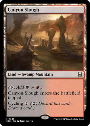 Canyon Slough (325) Ripple Foil - Commander: Modern Horizons 3