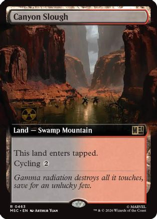 Canyon Slough (Extended Art) (463) - Commander: Marvel Super Heroes