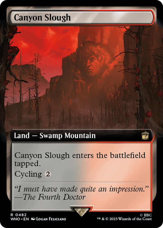 Canyon Slough (Extended Art) (482) Foil - Doctor Who