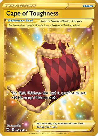 Cape of Toughness (Gold) (200) Holofoil - Vivid Voltage