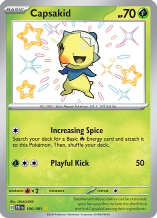 Capsakid (106) Holofoil - Paldean Fates