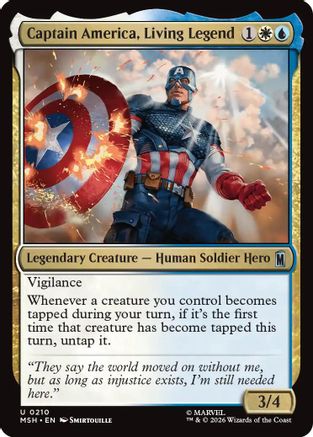 Captain America, Living Legend (210) - Marvel Super Heroes