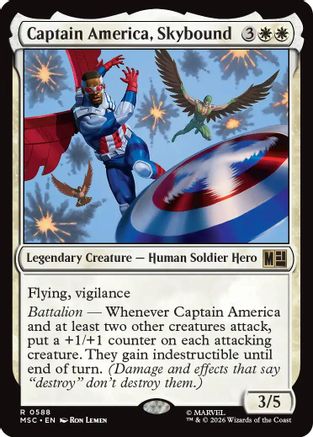 Captain America, Skybound (588) - Commander: Marvel Super Heroes