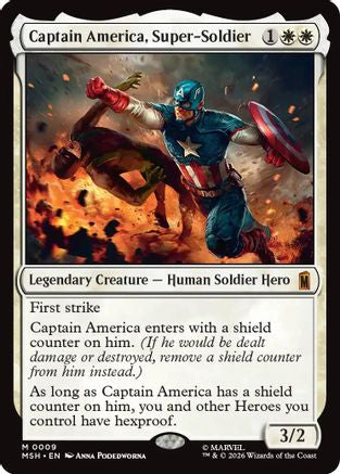 Captain America, Super-Soldier (009) Foil - Marvel Super Heroes