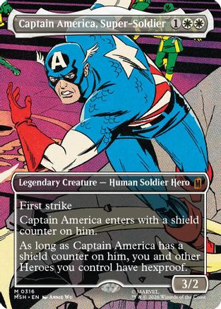 Captain America, Super-Soldier (Borderless) (316) - Marvel Super Heroes