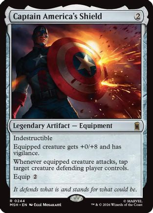Captain America's Shield (244) Foil - Marvel Super Heroes
