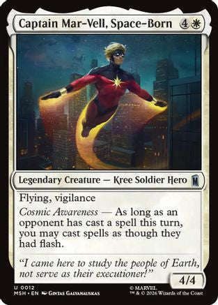 Captain Mar-Vell, Space-Born (012) Foil - Marvel Super Heroes