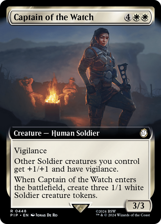 Captain of the Watch (Extended Art) (448) Foil - Fallout