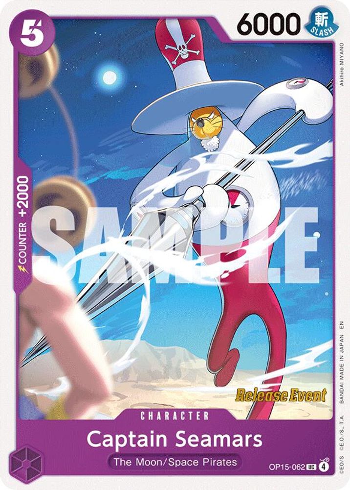Captain Seamars (OP15-062) Release Event Cards