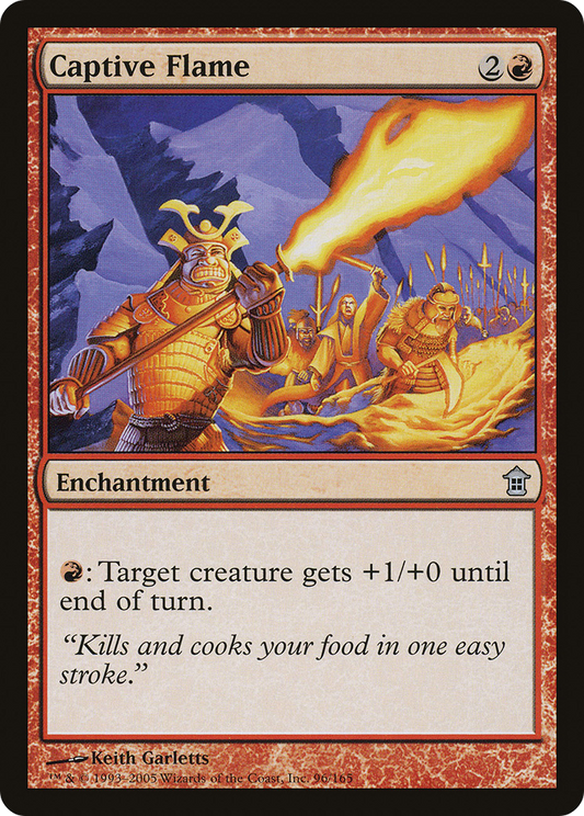 Captive Flame (096) Foil - Saviors of Kamigawa