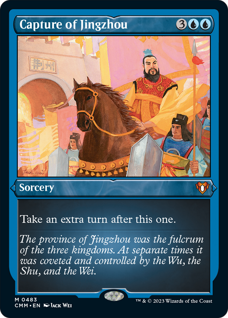 Capture of Jingzhou (483) Etched Foil - Commander Masters