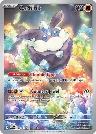 Carbink (242) Holofoil - Ascended Heroes