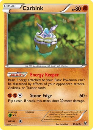 Carbink (49) Reverse Holofoil - Fates Collide