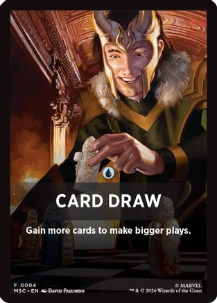 Card Draw (Jumpstart Front Card) (004) - Commander: Marvel Super Heroes