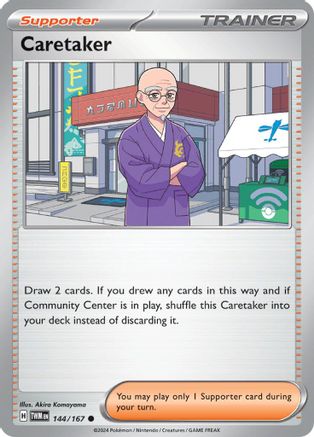 Caretaker (144) Reverse Holofoil - Twilight Masquerade