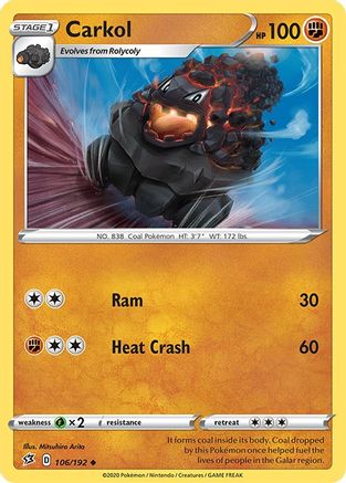 Carkol (106) Reverse Holofoil - Rebel Clash