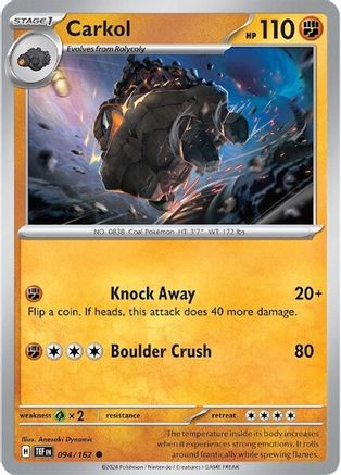Carkol (94) Reverse Holofoil - Temporal Forces