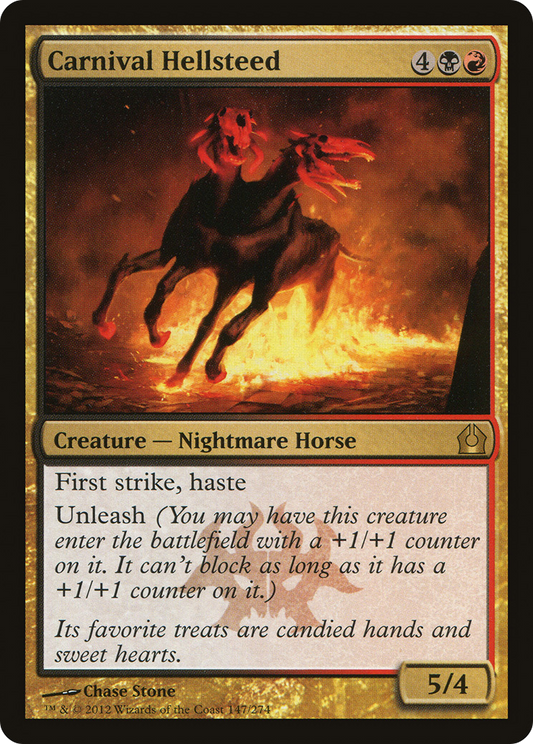 Carnival Hellsteed (147) Foil - Return to Ravnica