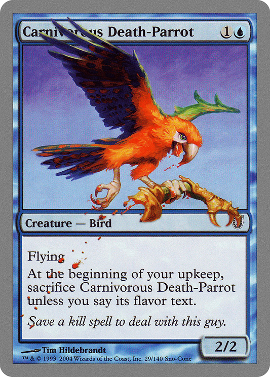 Carnivorous Death-Parrot (029) Foil - Unhinged