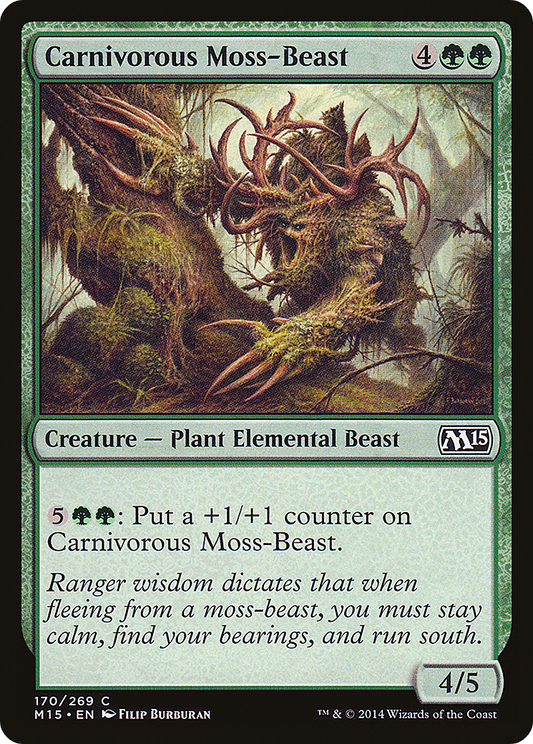 Carnivorous Moss-Beast (170) Foil - Magic 2015