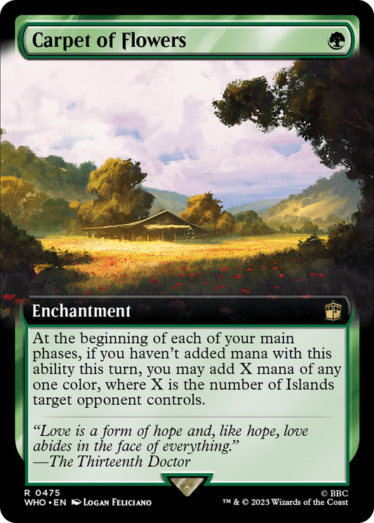 Carpet of Flowers (Extended Art) (475) Foil - Doctor Who