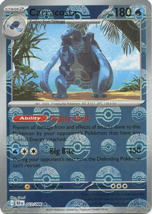 Carracosta (Poke Ball Pattern) (23) Reverse Holofoil - Black Bolt
