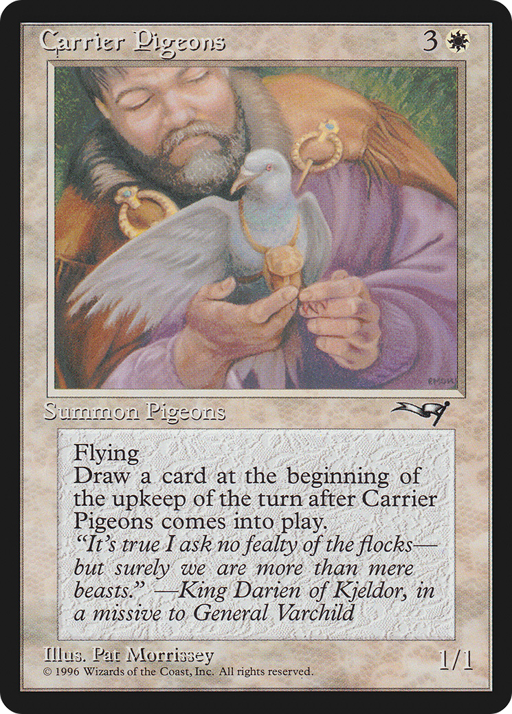 Carrier Pigeons (b) - Alliances