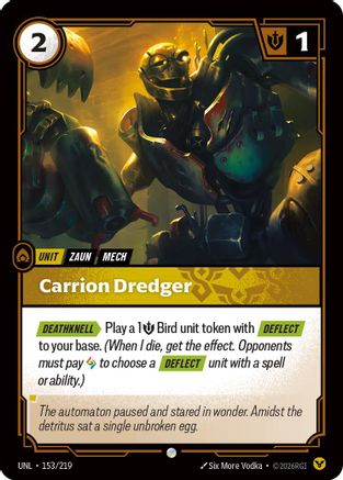 Carrion Dredger (153) - Unleashed