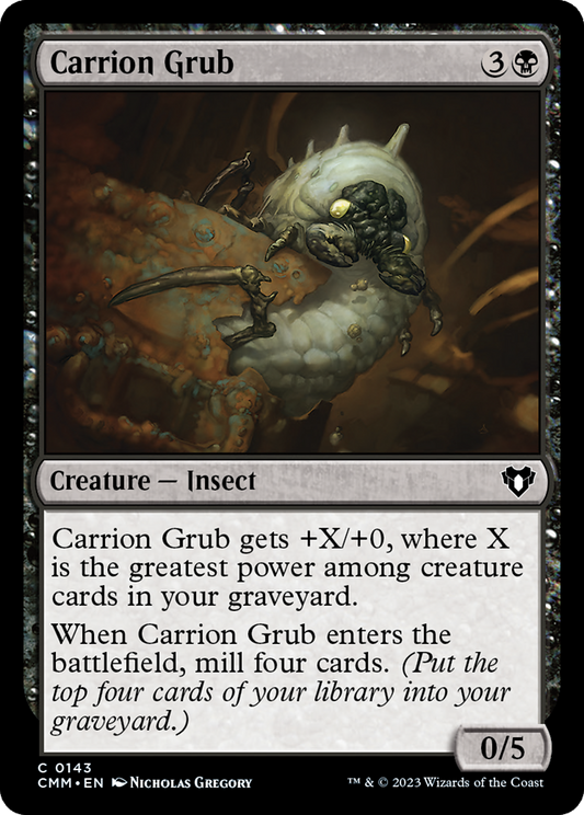 Carrion Grub (143) - Commander Masters