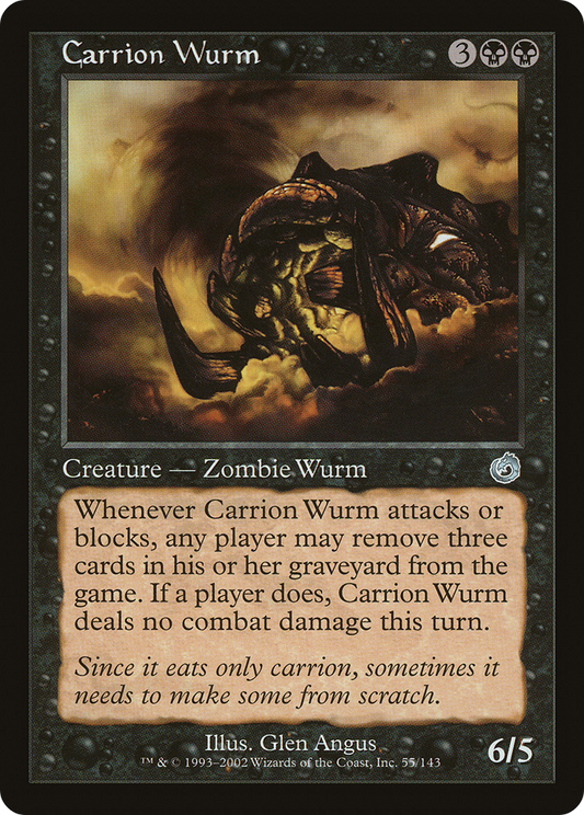 Carrion Wurm (055) Foil - Torment