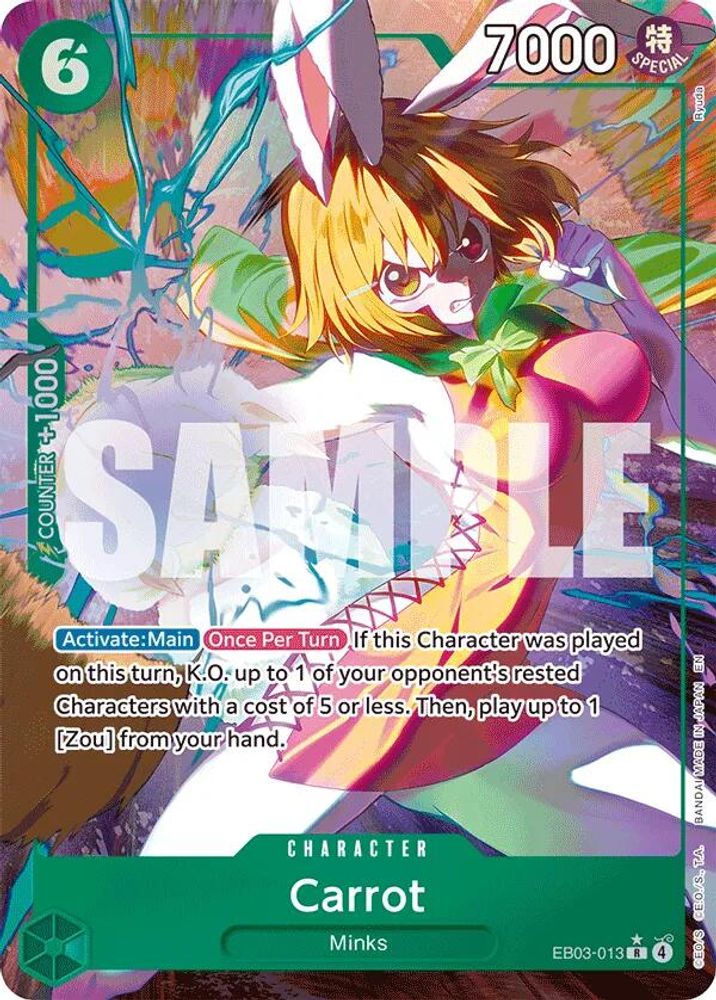 Carrot (Alternate Art) (EB03-013) Foil