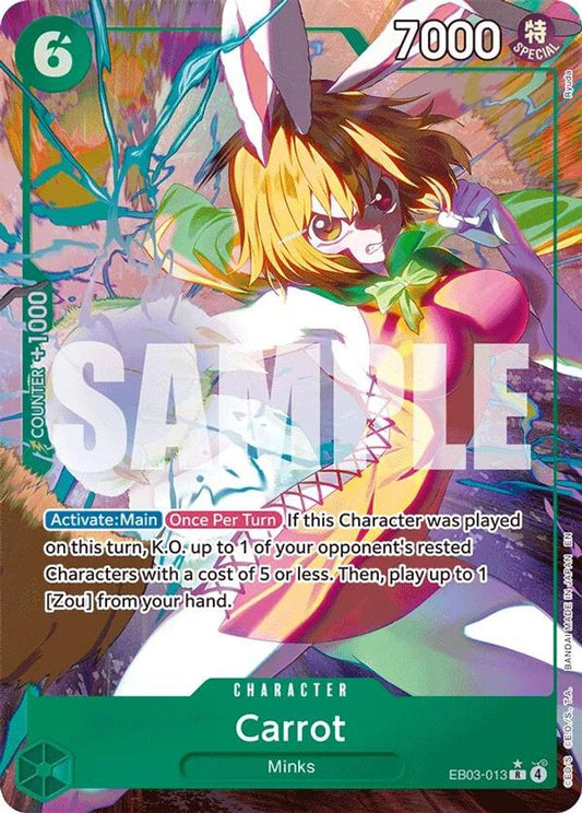 Carrot (Alternate Art) (EB03-013) Foil