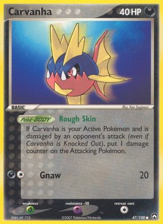 Carvanha (47) Reverse Holofoil - Power Keepers