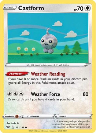 Castform (121) - Chilling Reign
