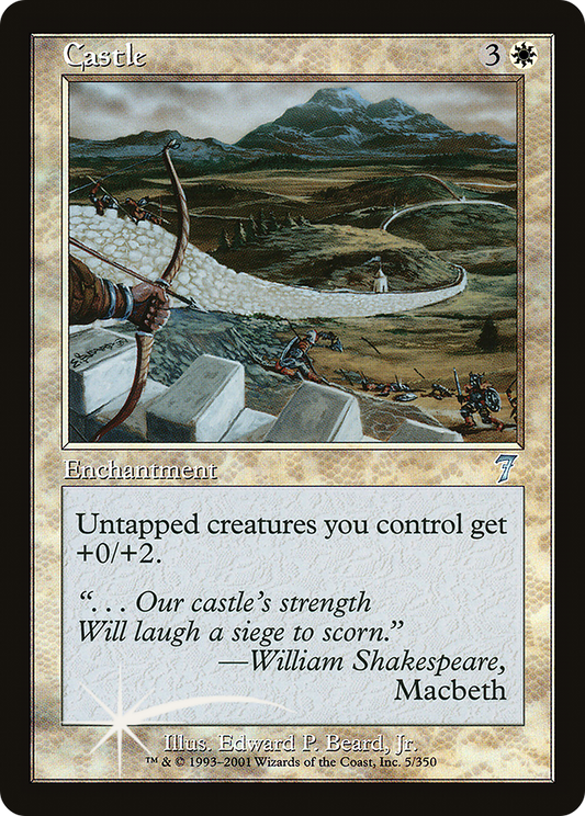 Castle (005) Foil - Seventh Edition