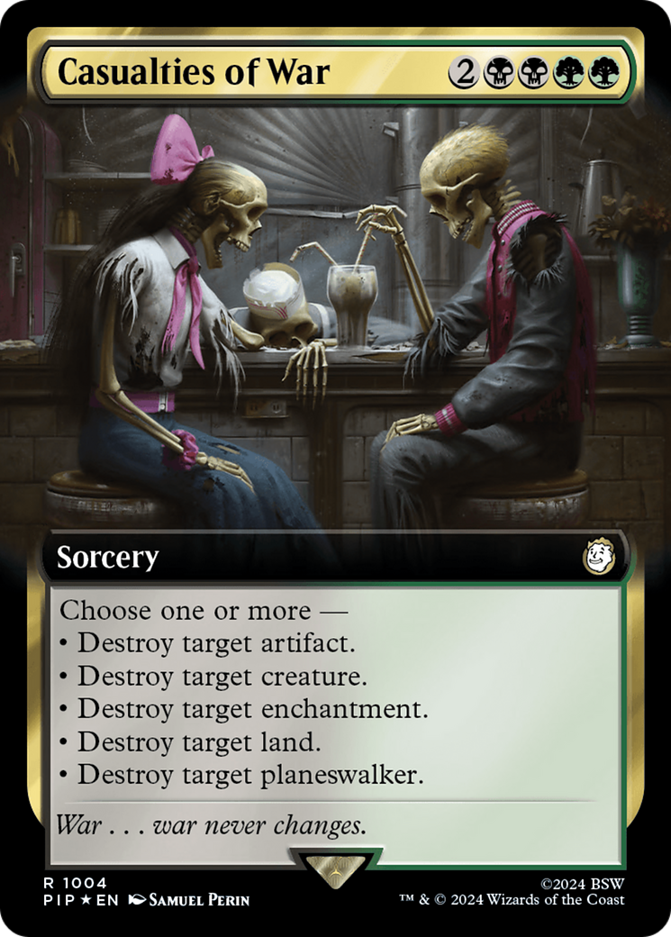 Casualties of War (Extended Art) (1004) Surge Foil - Fallout