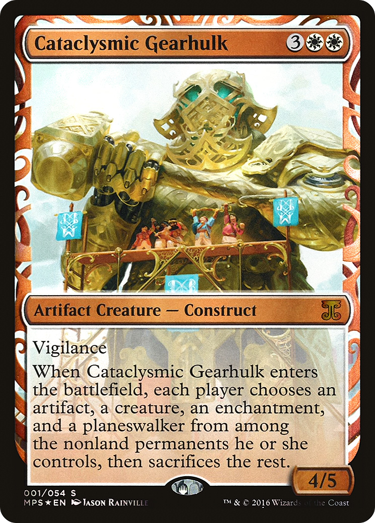 Cataclysmic Gearhulk (001) Foil - Kaladesh Inventions