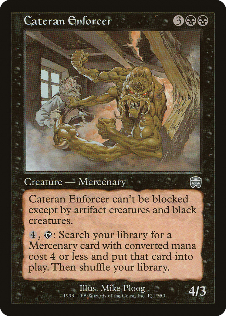Cateran Enforcer (121) Foil - Mercadian Masques