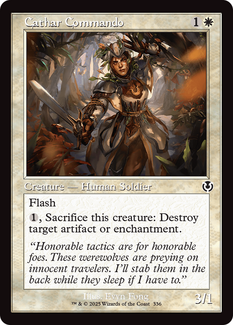 Cathar Commando (Retro) (336) - Innistrad Remastered