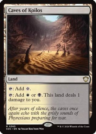 Caves of Koilos (365) - Commander: Secrets of Strixhaven