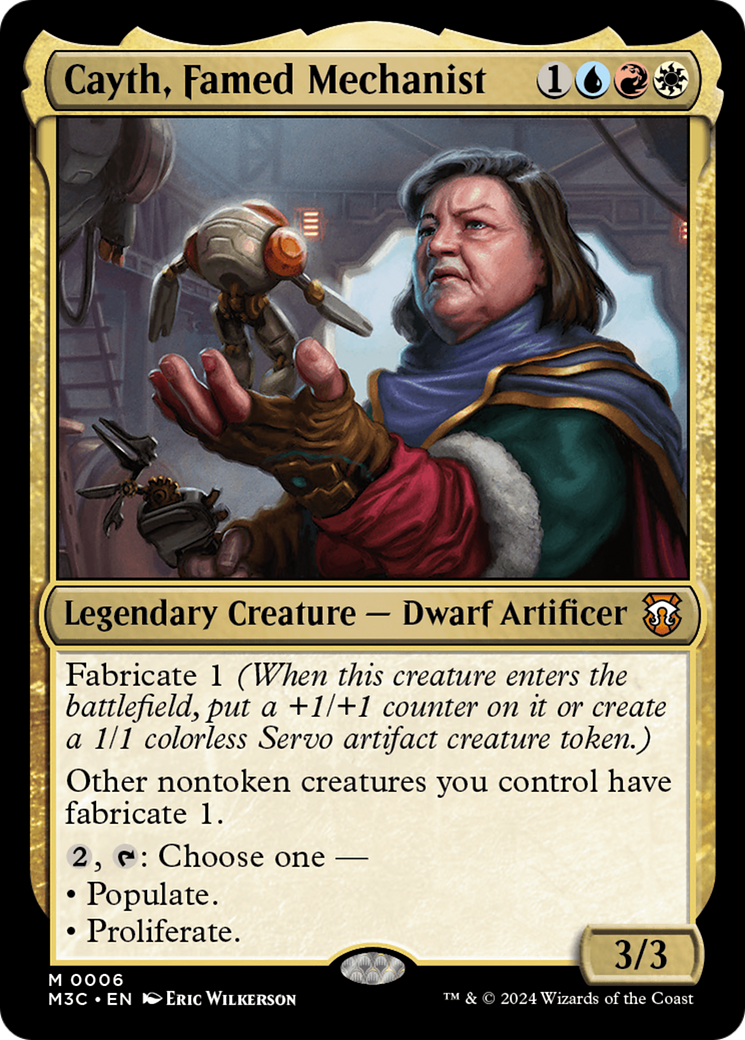 Cayth, Famed Mechanist (006) Foil - Commander: Modern Horizons 3