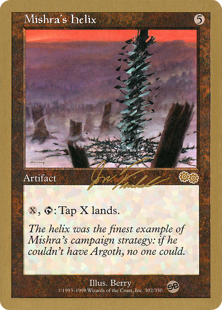 Mishra's Helix - 2000 Jon Finkel (USG) (SB) (Retro) - World Championship Decks 2000