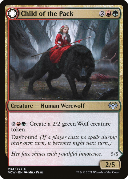 Child of the Pack // Savage Packmate (234) - Innistrad: Crimson Vow