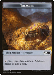 Soldier // Treasure Double-Sided Token [Core Set 2021 Tokens] | Silver Goblin