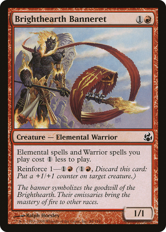 Brighthearth Banneret (088) Foil - Morningtide