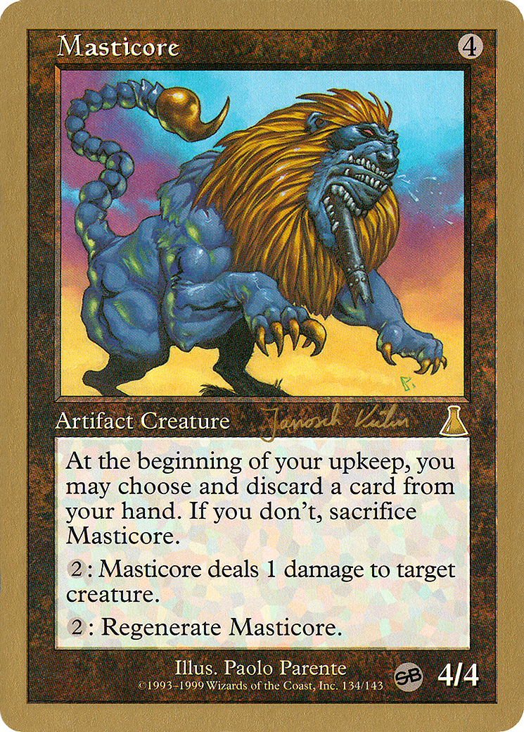 Masticore - 2000 Janosch Kuhn (UDS) (SB) (Retro) - World Championship Decks 2000