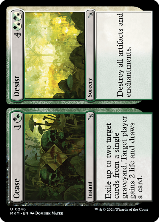 Cease // Desist [Murders at Karlov Manor] Foil