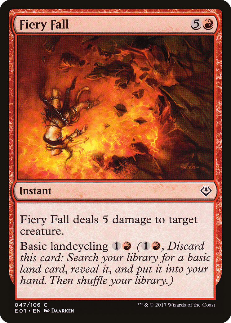 Fiery Fall (047) - Archenemy: Nicol Bolas
