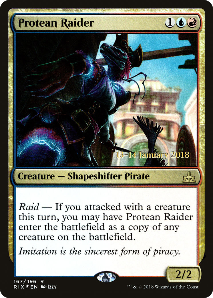Protean Raider (167s) Foil - Rivals of Ixalan Promos